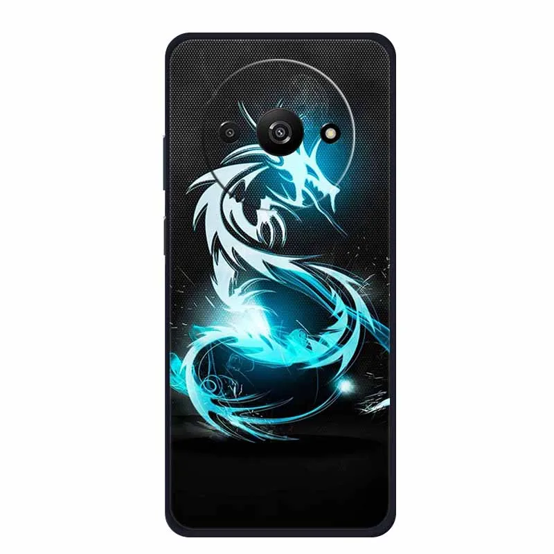 Phone Case For Xiaomi Redmi A3x Back Cover Case A 3 x Black Silicone Soft Coque For Redmi A3x Case RedmiA3x 6.71\