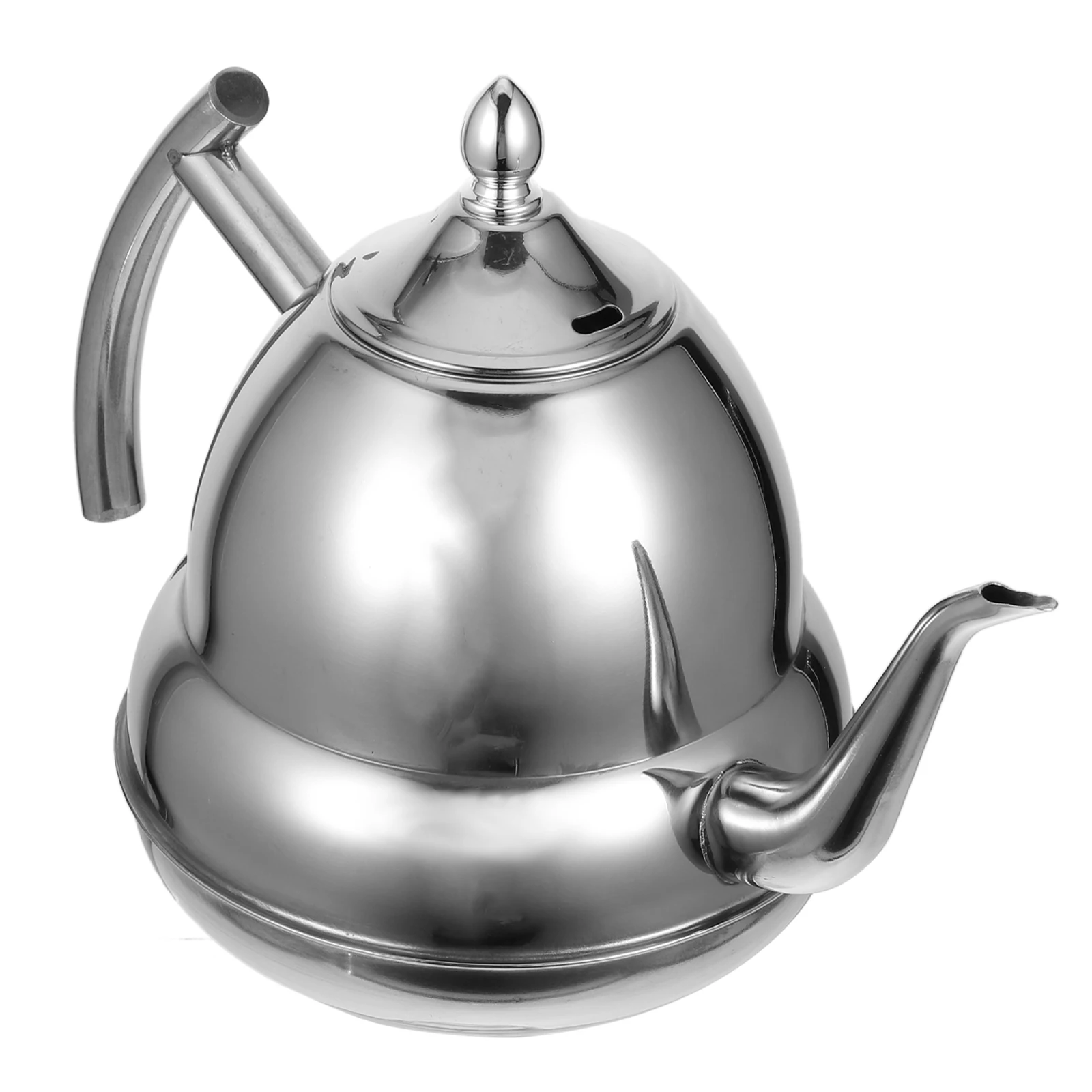 

Stainless Steel Teakettle Large Capacity Silver Home Travel Kettle Strainer Tea Pots Induction Cooker Gas Stove Kitchen Bar