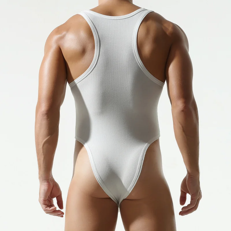2026 New Men's One-Piece Fitness Vest  Multi-Functional Base Layer Sweatshirt Pure Color Sport Scene Special Wide