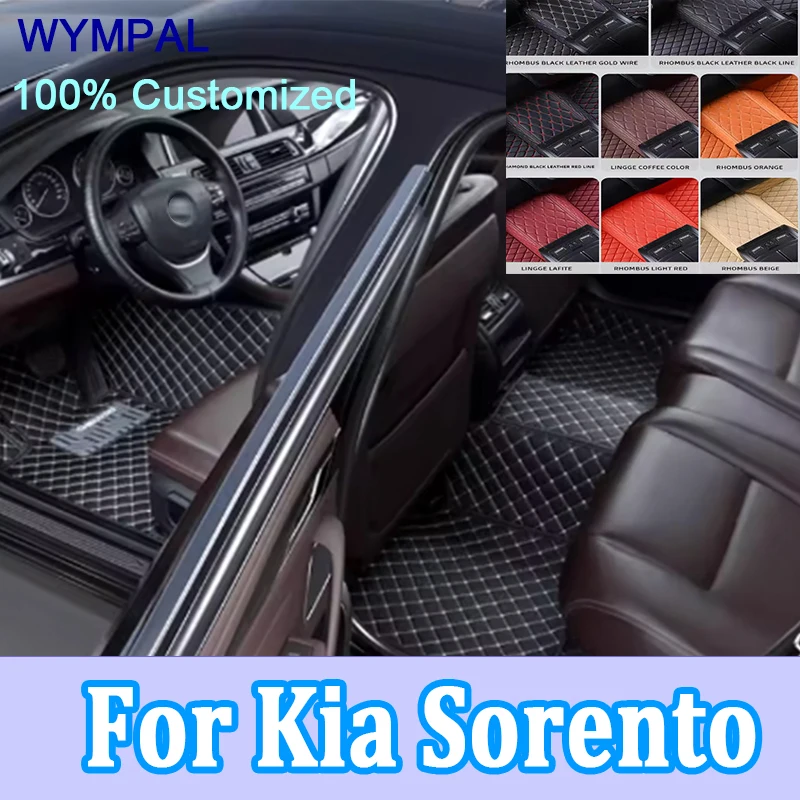 

Luxury Car Floor Mats For Kia Sorento II XM 2012 2011 2010 2009 5 Seater Interior Carpets Waterproof Protect Covers Accessories