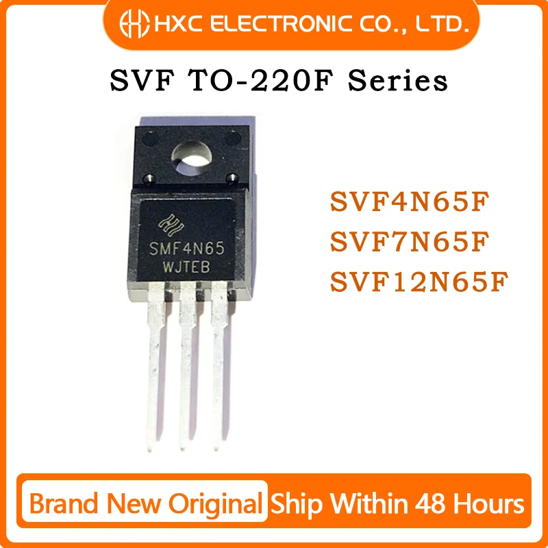 10PCS SVF4N65F TO-220F 4N65F SVD4N65F TO220 SVF4N65 650V 4A SVF7N65F SVF7N65 SVF12N65F SVF12N65