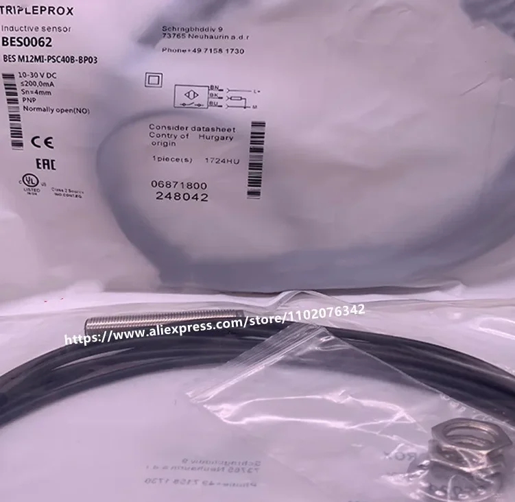 

3 шт. новый датчик BES0062 BES M12MI-PSC40B-BP03
