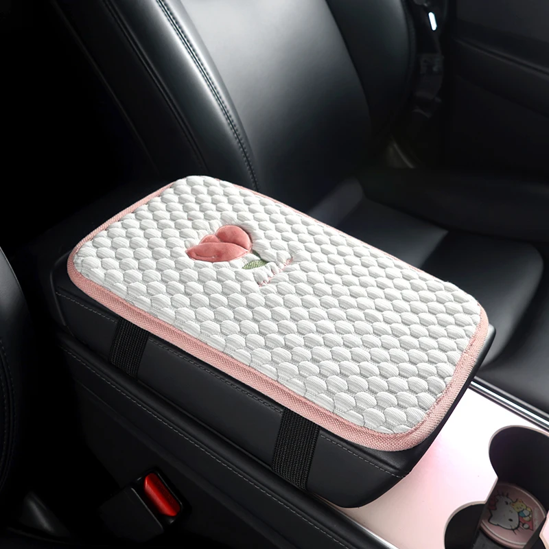 

New Car Armrest Box Pad High-End Breathable Comfortable Protective Pad Central Armrest Box Cover For All Seasons