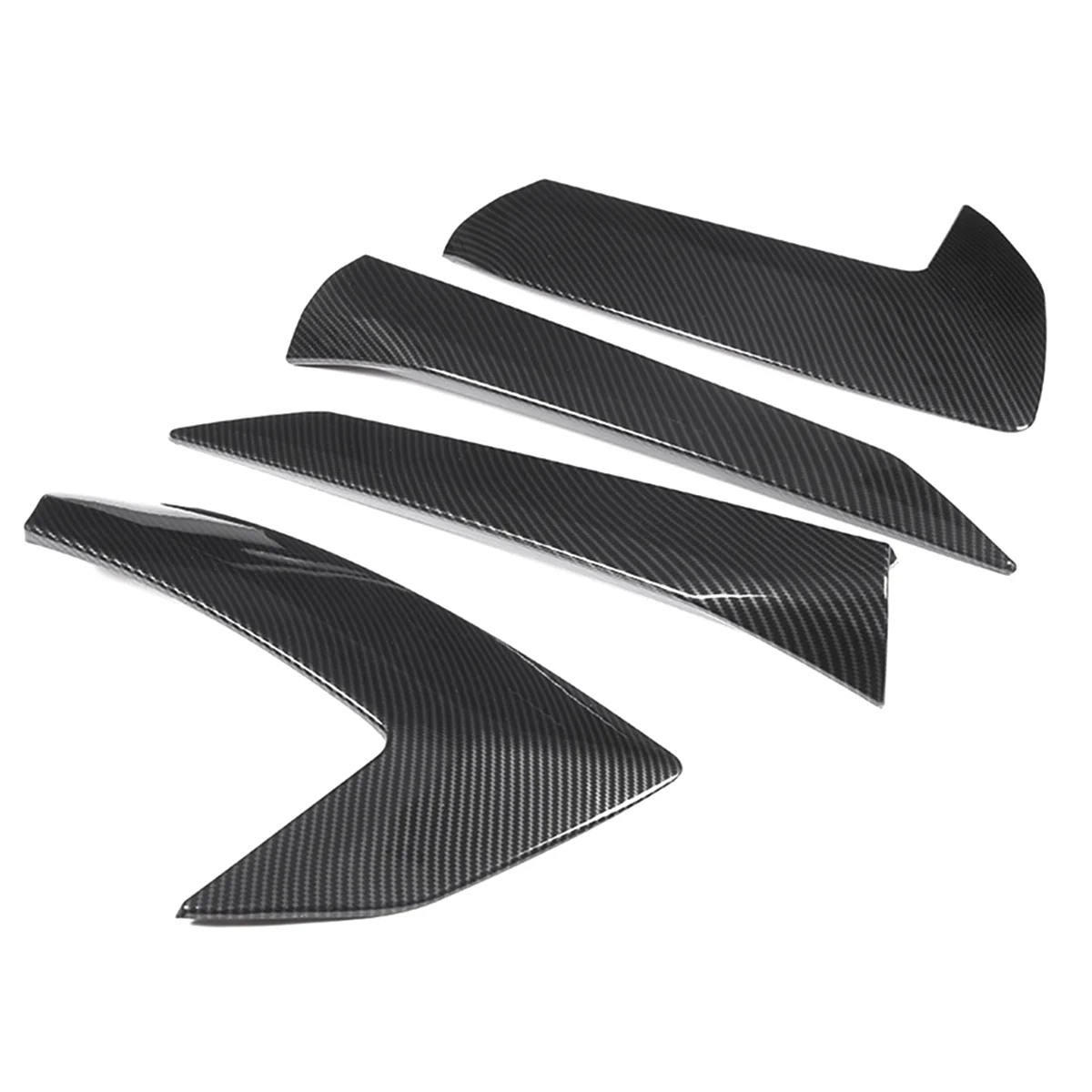 For Chevrolet Corvette C8 2020-2024 Car Door Handle Cover Trim Body Side Air Outlet Cover Carbon Fiber