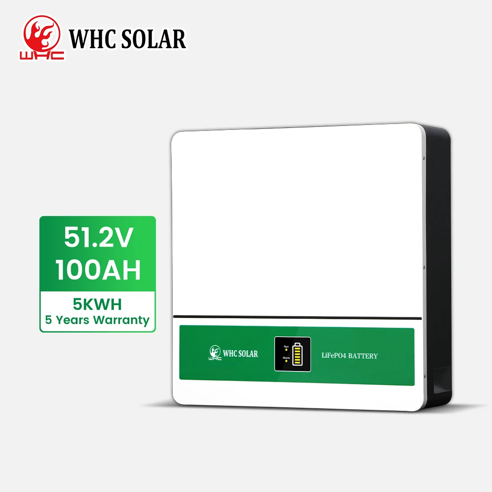 

WHC SOLAR Power Wall 5 кВтч 10 кВтч 15 кВтч 48 В 100 Ач 200 Ач 300 Ач Lifepo4 Литий-ионный аккумулятор Solaire Литиевый 200 Ач