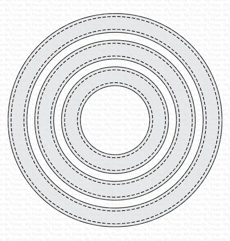 New Stitched Circle Metal Cutting Dies for Decorating Scrapbook Diy Paper Card Album Mould Embossing Craft 2024 New Arrivals