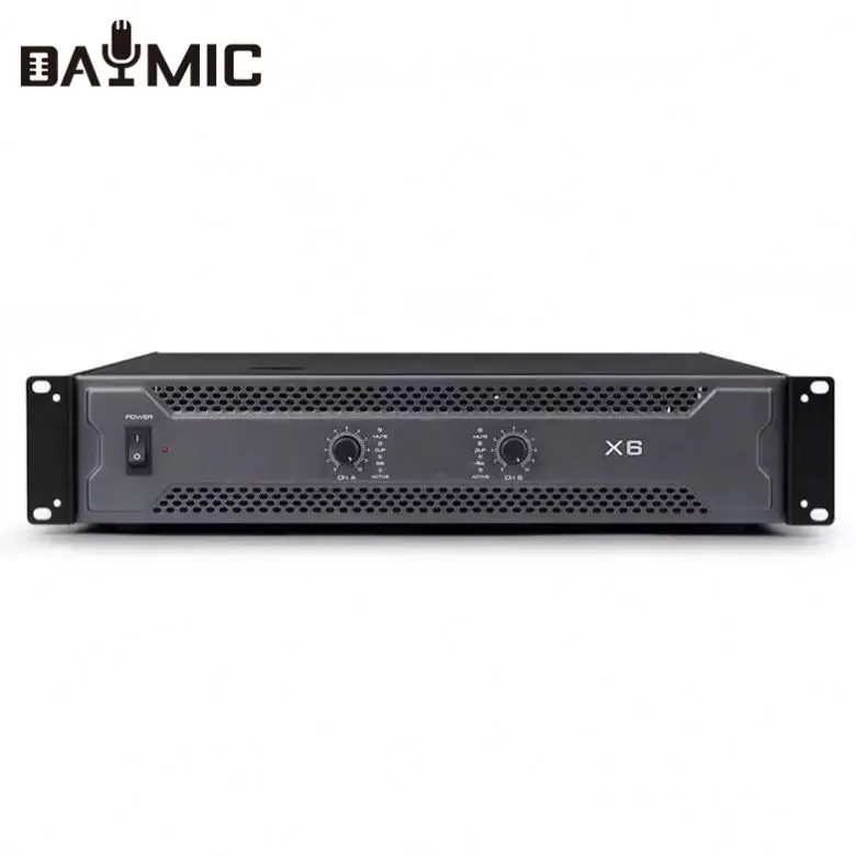 

2U 2 * 600W X6 pure rear audio power amplifier cabinet professional karaoke, stage performance, bar, KTV