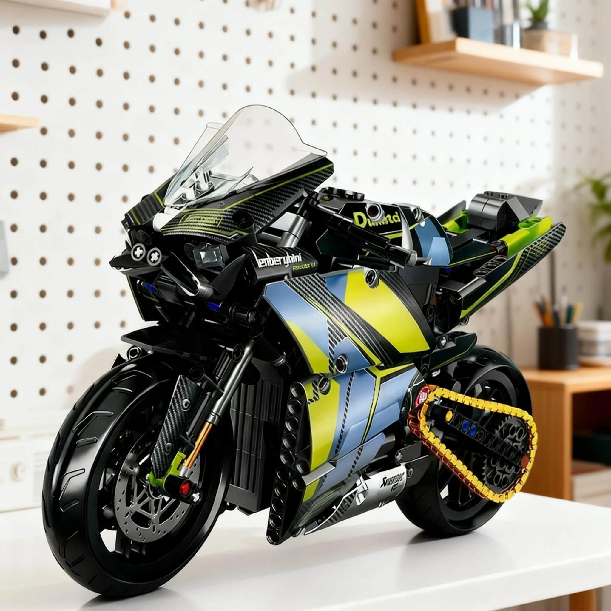 NEW 1:8  Classic Motorbike High-tech Model Building Blocks Set For Adults Bricks Toys Gifts Vehicles Collection Room Decor
