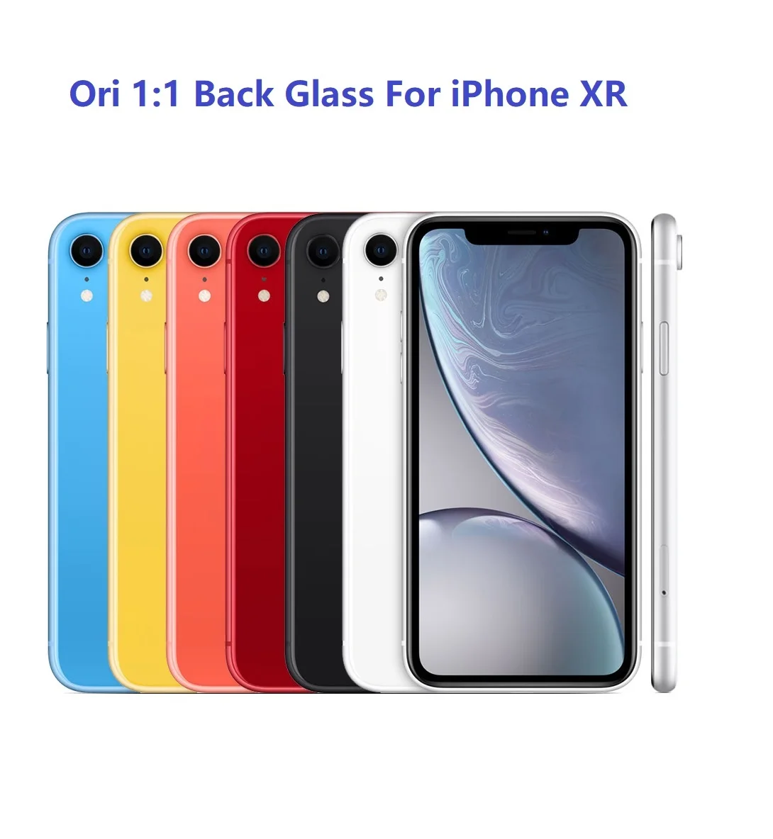 For iPhone XR AAA Lot Big Lens Back Glass Original Material Colorful EU/AU Back Housing Removal Replacement Repair Tools Parts