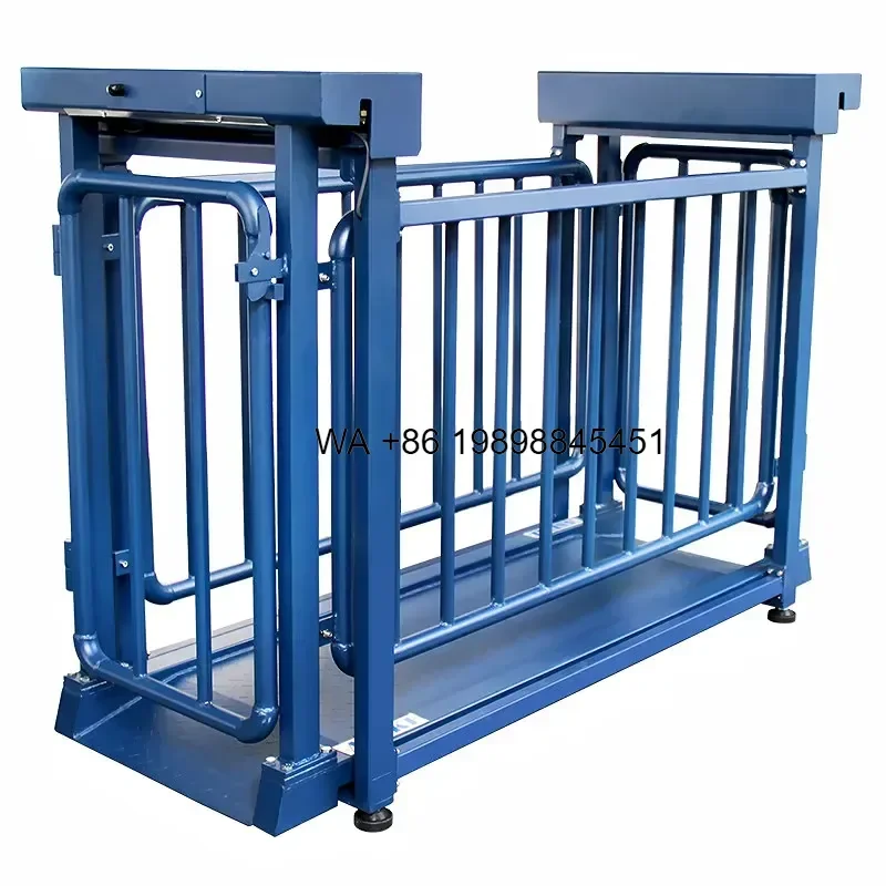 Wmwmnu for Farming Equipment Digital Weight Floor Scale Cattle Pig Floor Fence Weighing Platform Livestock Weighing