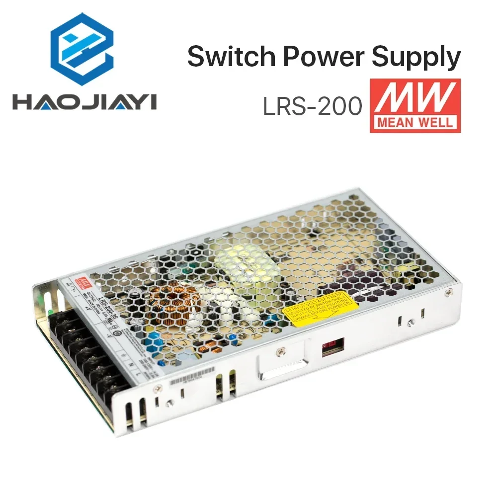 Meanwell LRS-200 Switching Power Supply 12V 24V 36V 48V 200W Original MW Taiwan Brand LRS-200-24