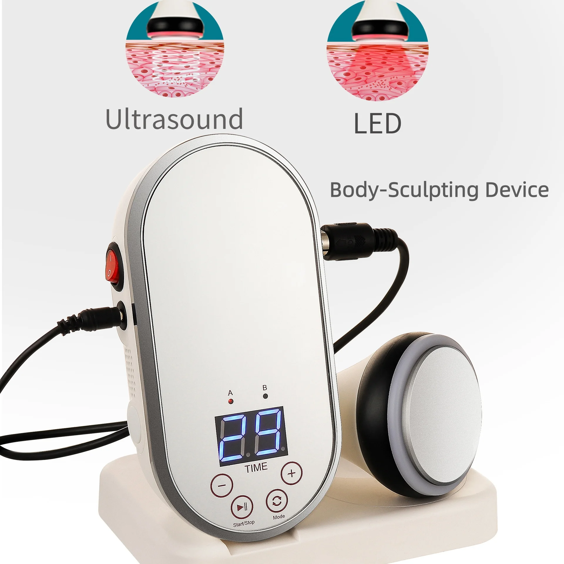

LED Skin Whitening, Spot Removal, Lifting, Firming, Rejuvenation, Body Contouring Professional-Grade Acoustic Beauty Device