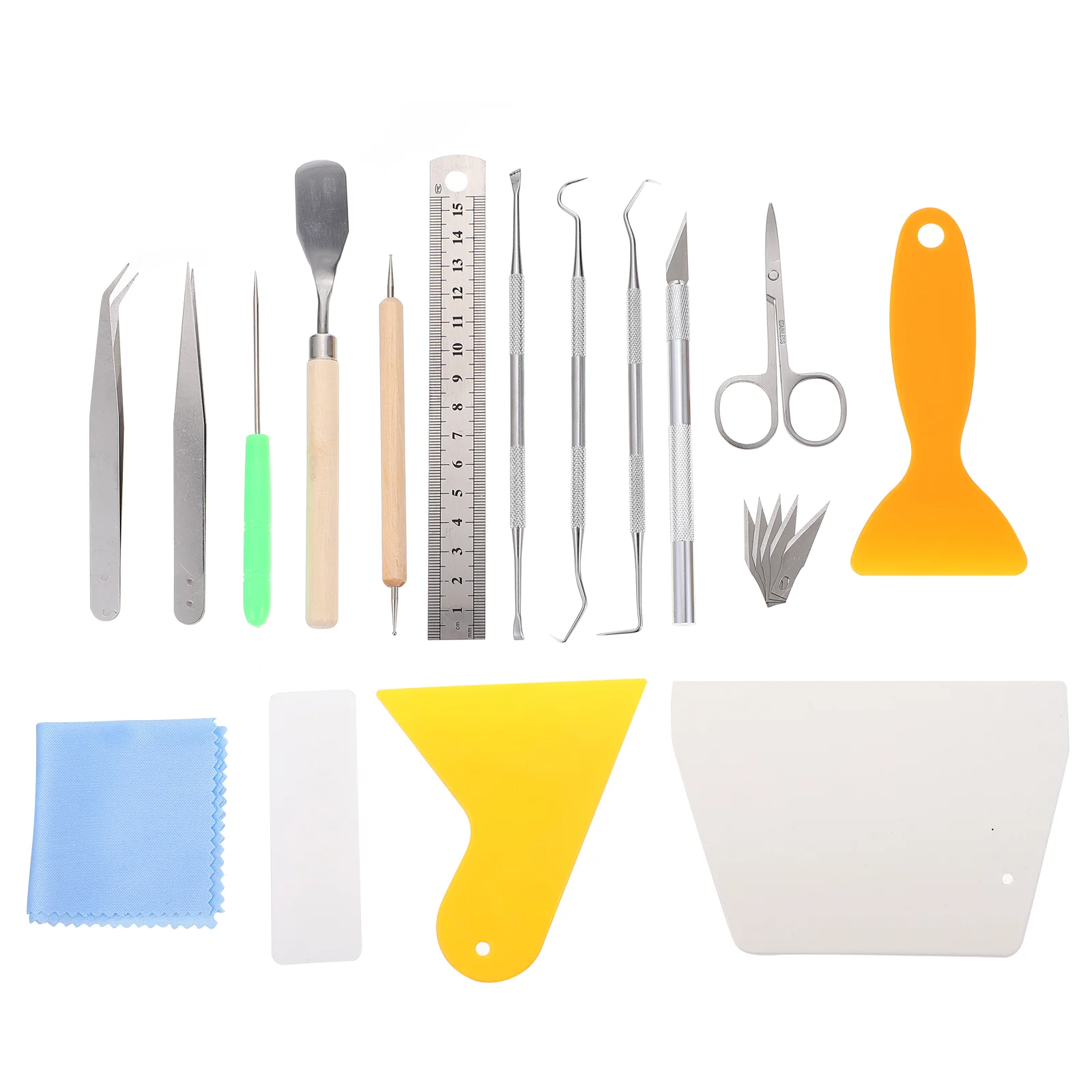

21 Pcs Alloy Fabric Plastic Weeding Tool Set Precision Carving Craft Making Vinyl Weeding Tool Diy Handmade Hobby Knives Kit