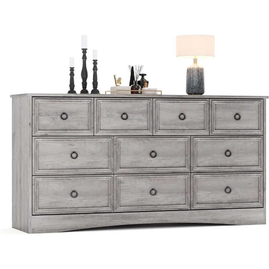Grey 10 Drawer Dres… - image