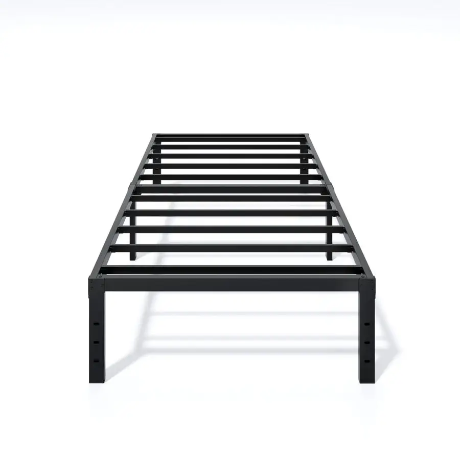 

Каркас кровати Twin Size, 14 дюймов, усиленный, платформенный, не требует пружинного блока, простая сборка, бесшумный, прочный, для матраса.