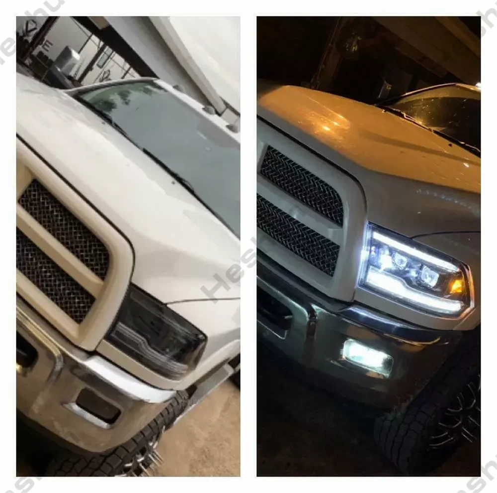 LED Fog Lights For Dodge Ram 1500 2009-2012 RAM 2500 RAM 3500 2010-2016 LED Fog Lamps Assembly LED Foglight Bumper Driving Lamp