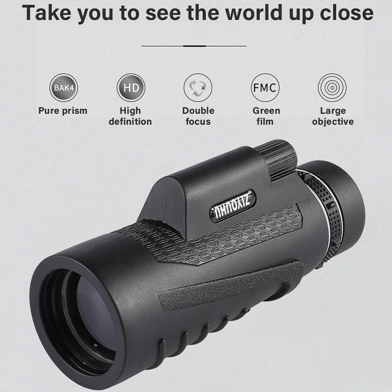 40X60 HD Monocular Telescope Powerful Professional Binoculars Long Range Zoom Mini Waterproof Portable for Hunting Bird Watching