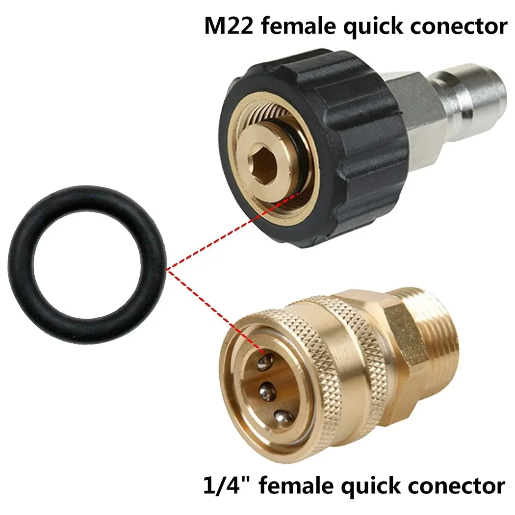 80Pc Set M22 For Pressure Washer Hose Quick Disconnect O Rings Rubber Replacement Seals For Reliable Hose Maintenance