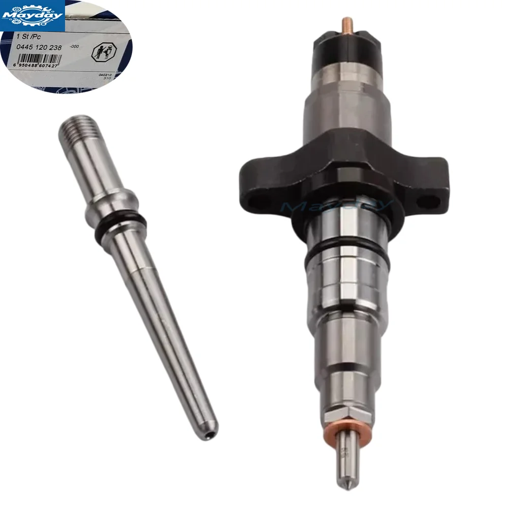 OEM Bosc-h New Diesel Fuel Injector For Cummin-s 04 - 09 Dodg-e Ra-m 5.9L 0445120238 5263316