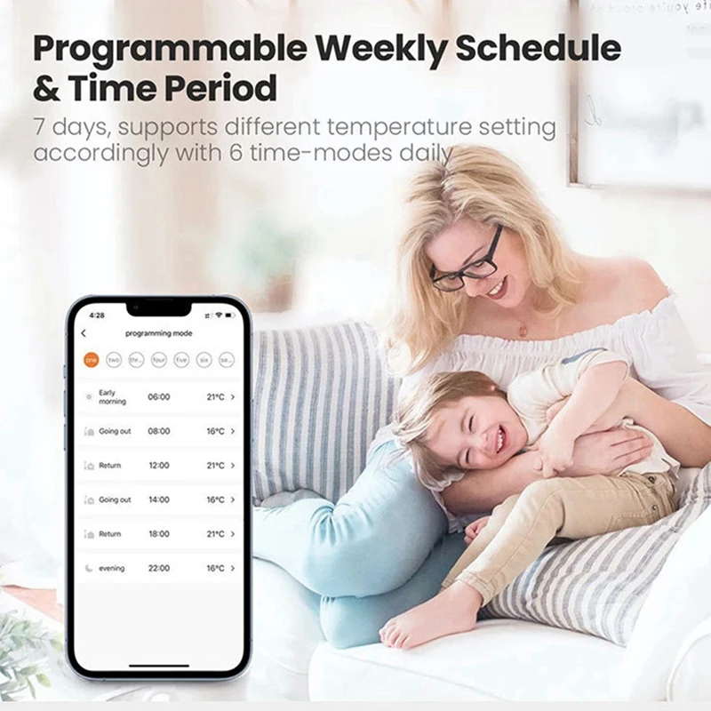 Y51A Tuya-Zigbee-Smart-Thermostatic-Valve-Wating-Controller-Thermostatic-Radiator-Valve-Remote-thermostat-Mobile-App-Control