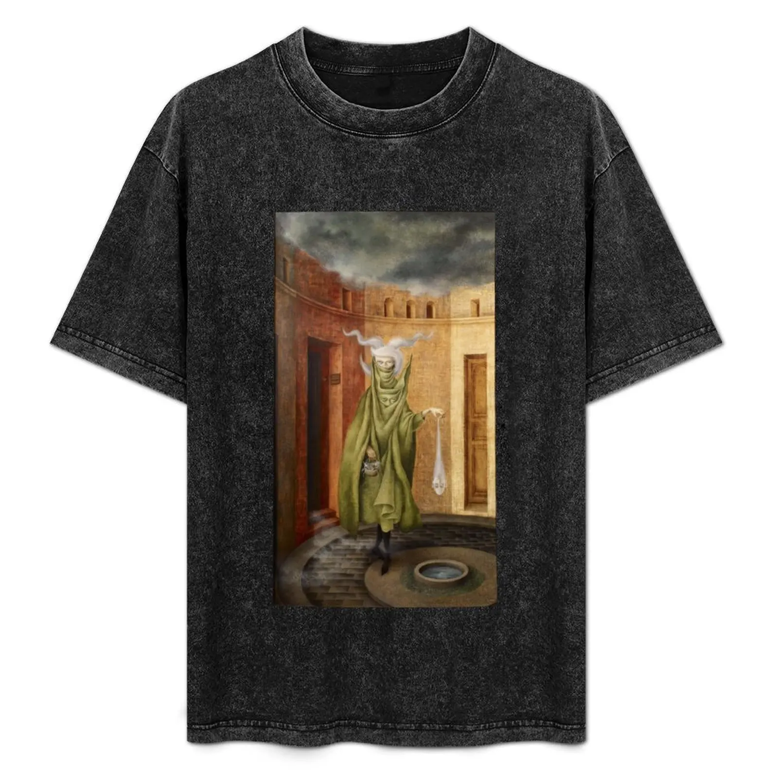 

Varo: Woman Leaving the Psychoanalyst T-Shirt Street Fashion Casual Tee Shirt
