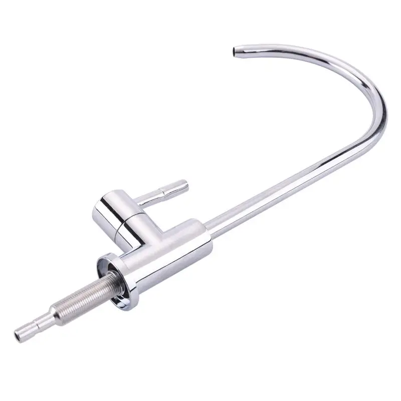 

BAAJ-5X 1/4 Inch Chrome Drinking Water Filter Faucet Reverse Osmosis Sink Kitchen Tap