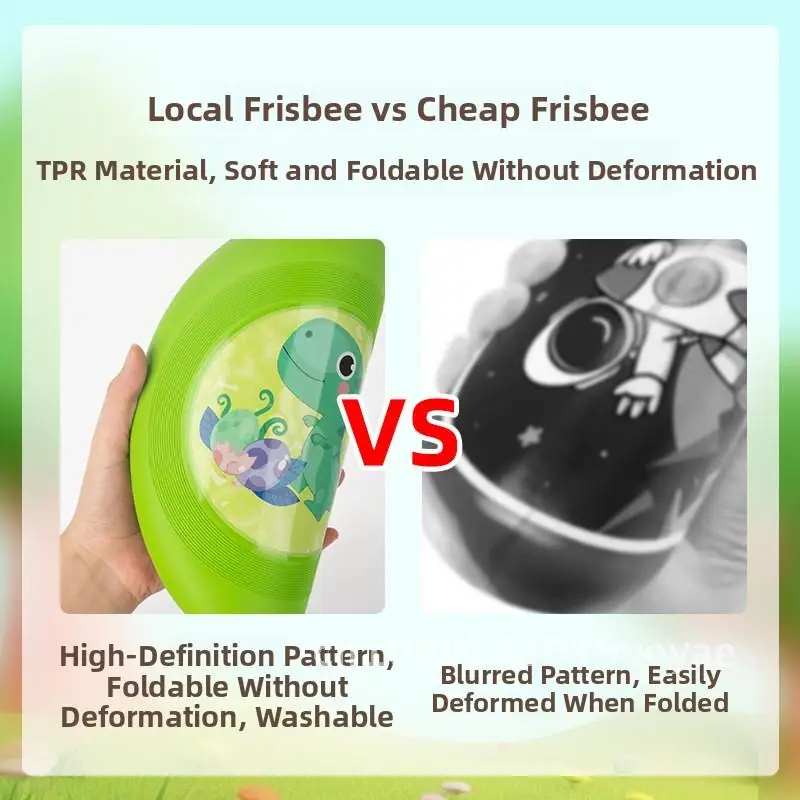 فريسبي ناعم للأطفال، فريسبي بوميرانج، لعبة تفاعلية بين الوالدين والطفل، ألعاب خارجية، رياضات سلامة رياض الأطفال