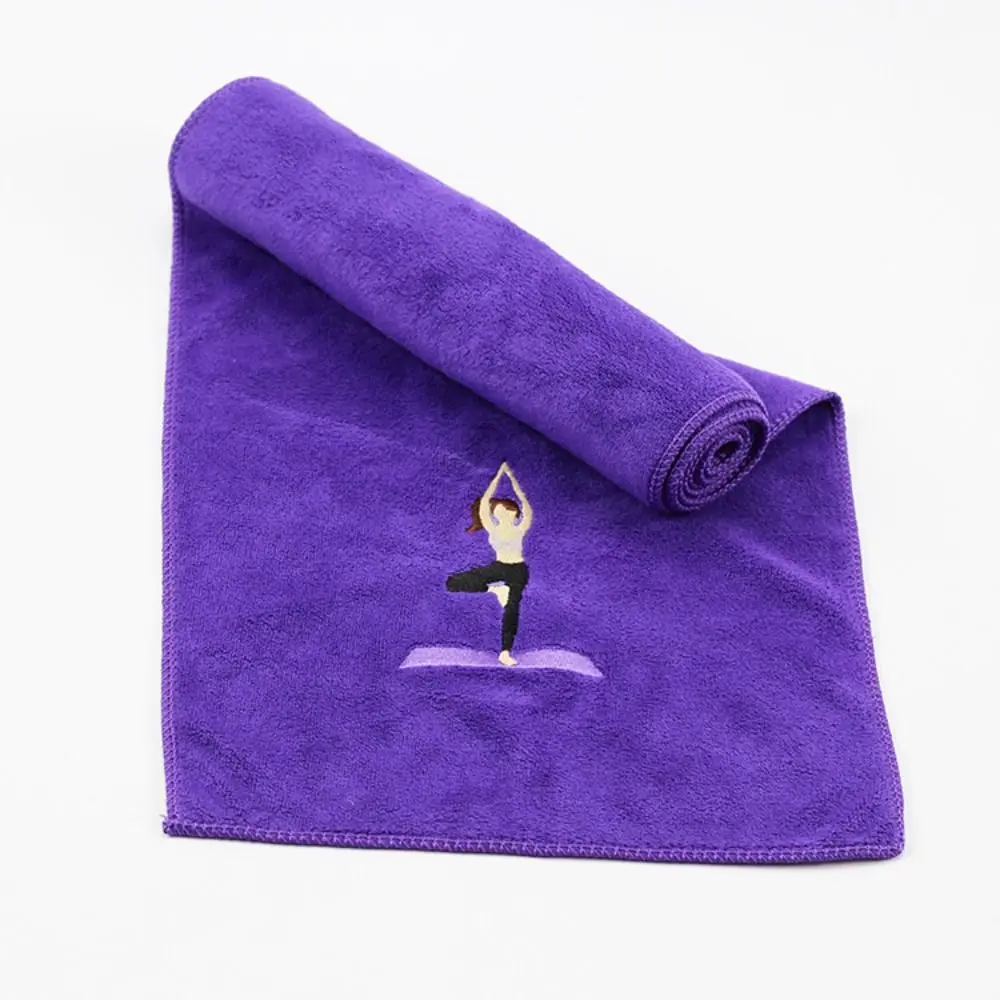 High Quality Quick Drying Cotton Towel Breathable Solid Color Yoga Towel Absorbs Sweat Portable Sports Towel Outdoor Camping