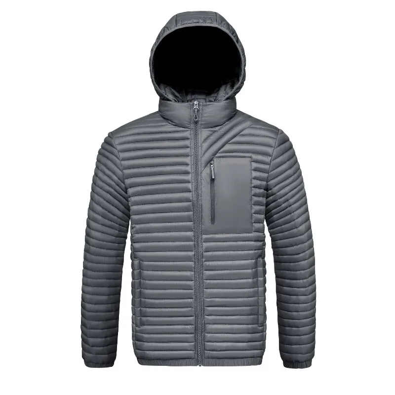 

Мужское хлопковое пальто 2022, осень-зима, новый стиль, графеновая съемная шапка, плетеное хлопковое пальто и куртка, мужская одежда, куртки