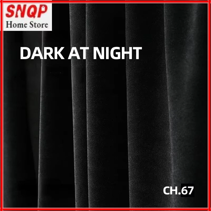 

Black Blackout Luxury Curtain for Living Room Bedroom Velvet Fashion Elegant Kitchen Door Window Solid Color Decoration Dining
