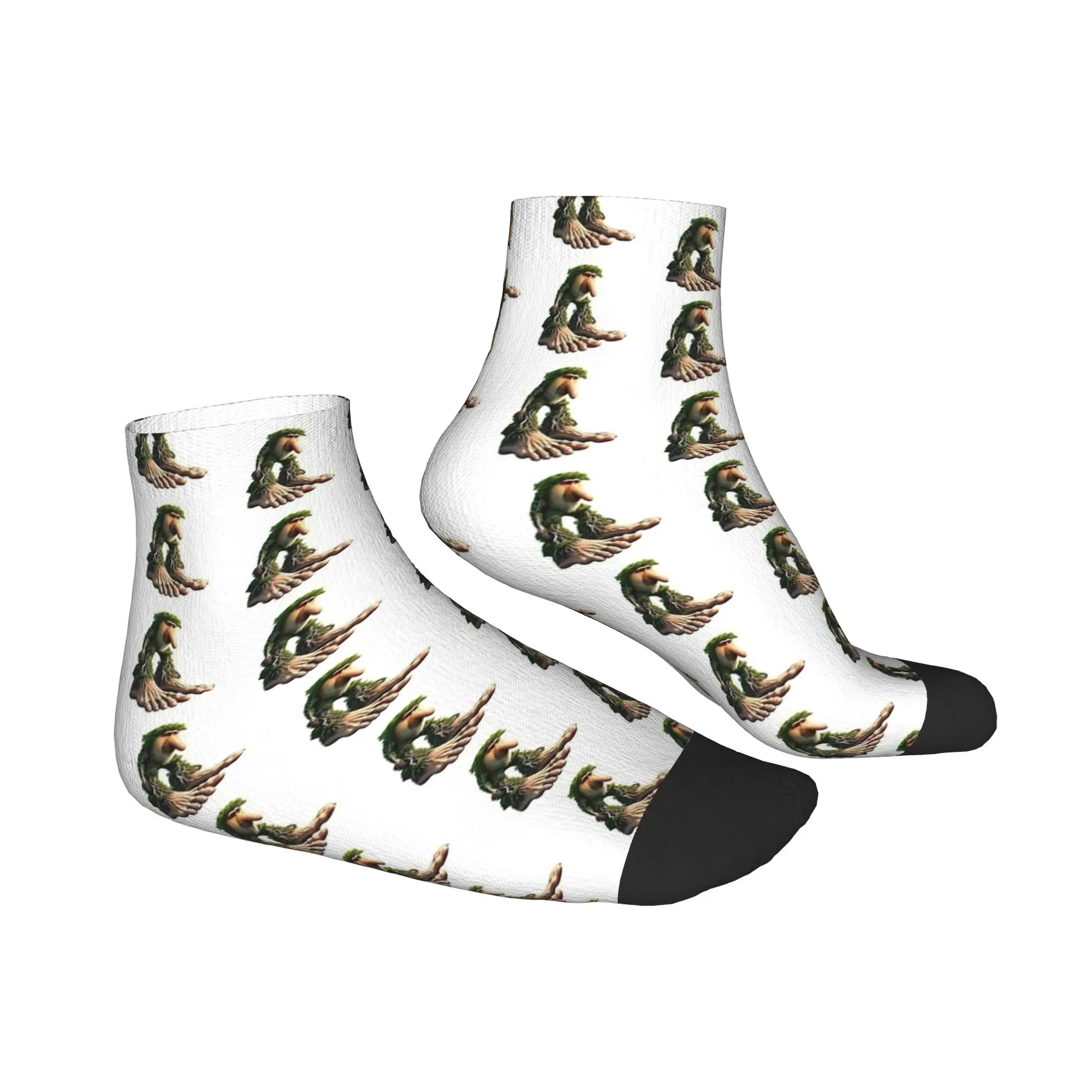 جوارب رجالية غير رسمية Brr Brr Patapim الإيطالية Brainrot المضادة للانزلاق الراحة لينة جورب الصيف مضحك مطبوعة سكيت الجوارب