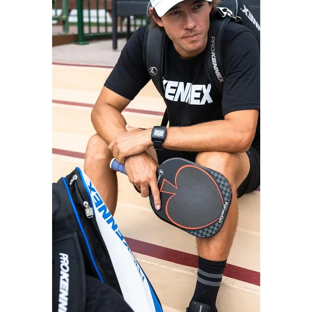 Black Ace Pro - Pickleball Paddle with Toray 700 Carbon Fiber Face