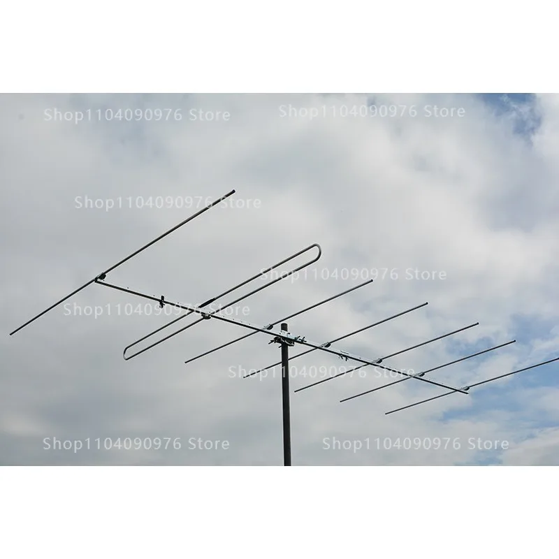 

High Gain Remote Receiving Directional FM Radio Broadcast Seven Units Herringbone Yagi FM Antenna Outdoor 10db