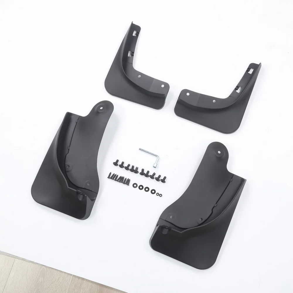 Mudguards For Tesla Model Y-Berlin/Austin 2022-2024 4PCS Front Rear Wheel Mud Flaps TPE Front Rear Fender Protector Accessories