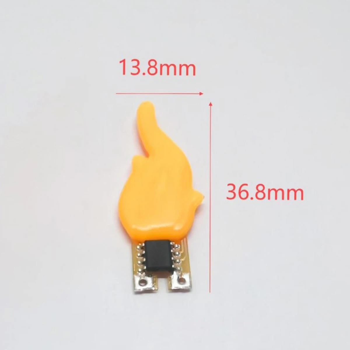 3v Led Flame Light Cob Chip 2200k 0.5w Leds Filament Welding Strip Diy Candles Bulb Accessories Fire Wick Flickering Diode Flash