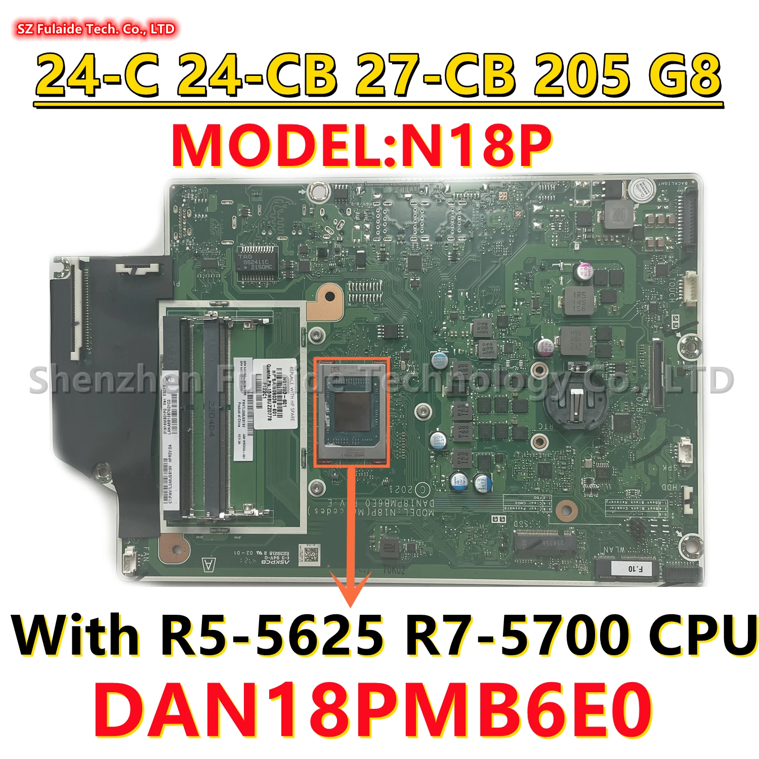 نموذج DAN18PMB6E0: N18P للوحة الأم 24-CB 24-CB 27-CB G8 27-cb0244 ، لوحة أم