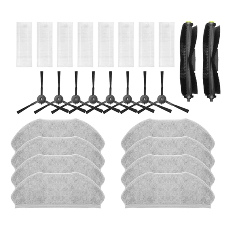 AD41-For 360 เครื่องดูดฝุ่นหุ่นยนต์ X100 S10 MAX อะไหล่ทดแทนหลักแปรงด้านข้าง Mop ผ้า