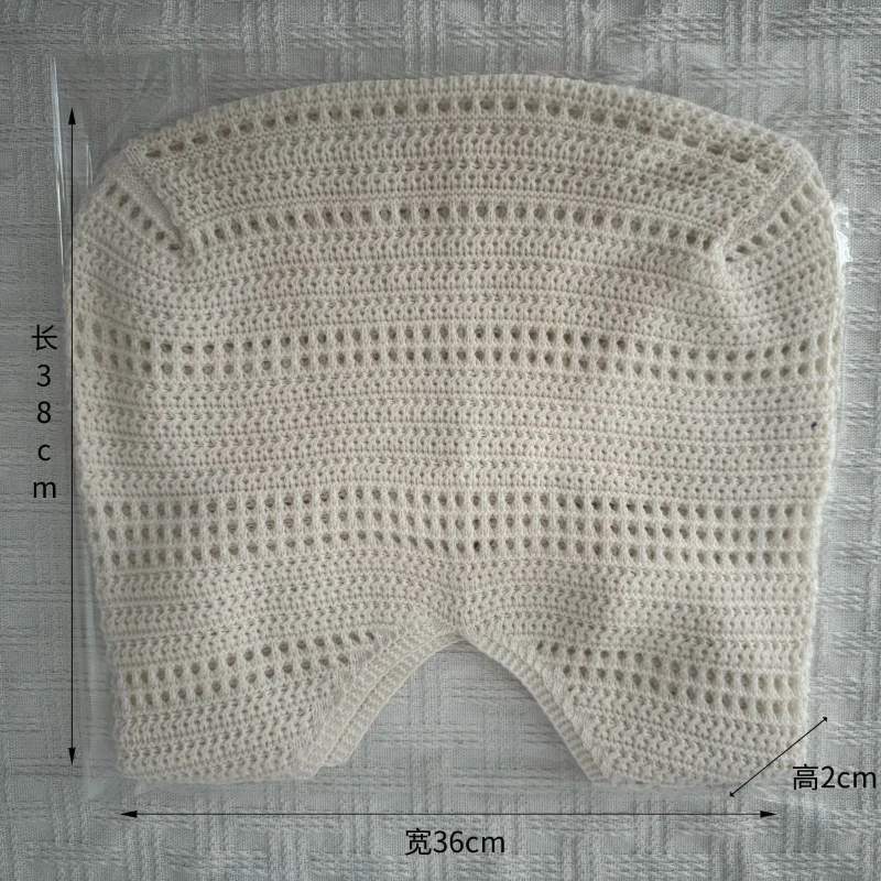 3D-Blumen-Hohlstrick-Umhängetasche, Koreanische Damen-Handtasche in Süßer, Niedlicher Einfarbiger Ausführung, für Pendeln und Freizeitreisen – Detail 5