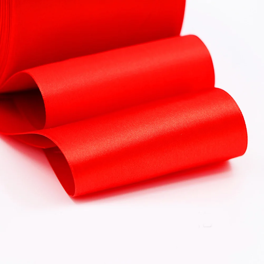

1 Roll 2200X7.5Cm Single-Sided Satin Ribbon Wide Ribbon For Wedding Party Decoration Bouquet Binding No Wrinkle Fade
