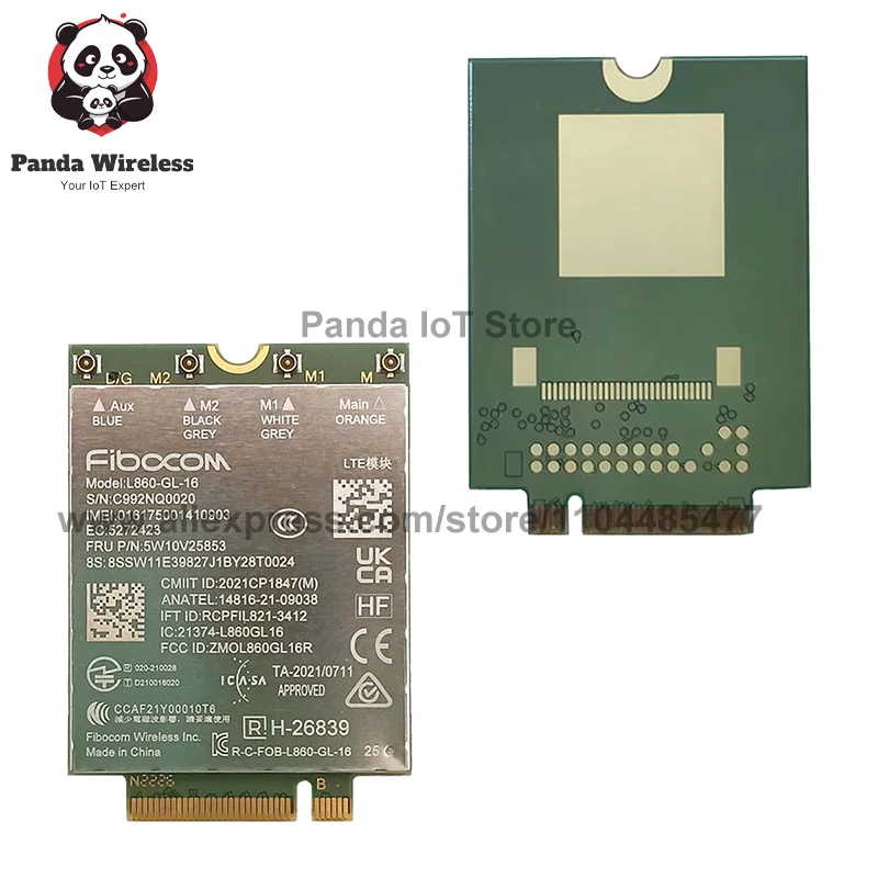1PCS FIBOCOM L860-GL-16 FRU 4G LTE Cat16 Module WWAN Cardfor ThinkPad T14 P14s X13 Yoga L13 Yoga T16 P16s Gen 1 5W10V25853