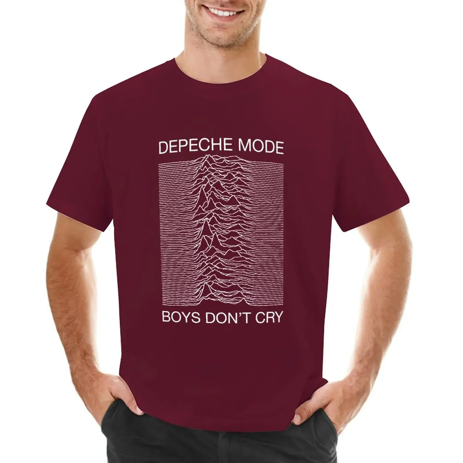 Summer harajuku custom t shirt heavyweight Dépéché Módé Boy Don't Cry T Shirt vintage For Men  summer top summer clothes mens