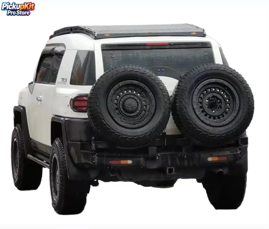 

FJ Cruiser Rear Bumper Steel Guard with 2 Swing Arms for Off-Road