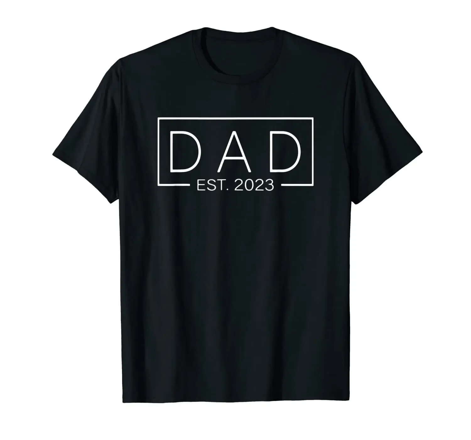 USA Mens Promoted to Dad 2023 New Dad Father's Day Baby Daddy Gift T-Shirt