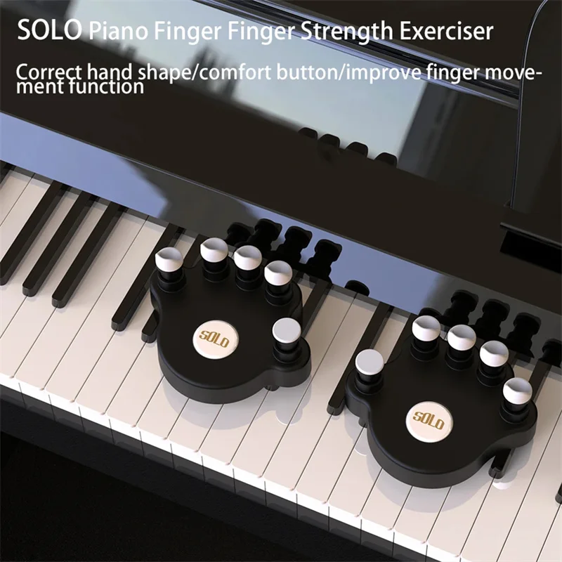 SOLO Piano Finger Finger Exerciser Finger Strength Standard piano hand shape Soft Finger Cushion Keyboard for beginners