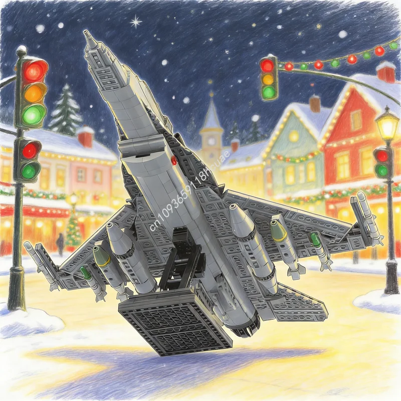 

1363 деталей MOC F Viper, конструктор, модель Creator Expert, строительные блоки, сборка, архитектура, игрушки DIY, креативные идеи для рождественских подарков