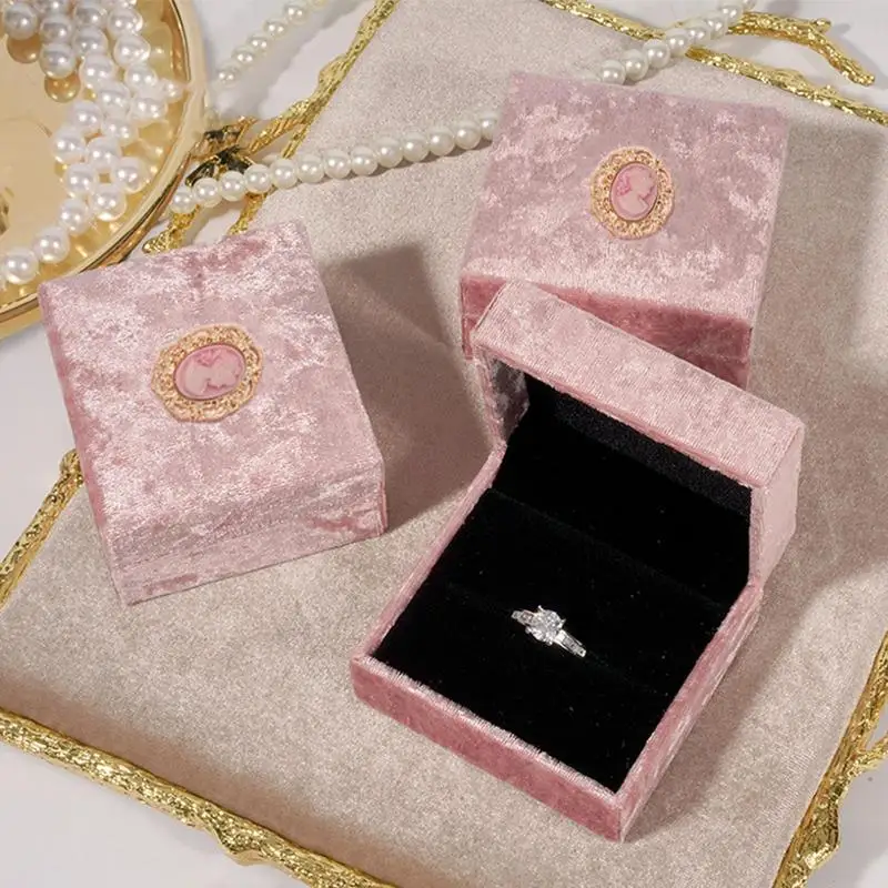 

Small Ring Box Classic Ring Box Storage Case For Necklace Pendant Pendant Case Jewelry Storage Protective Necklace Box For