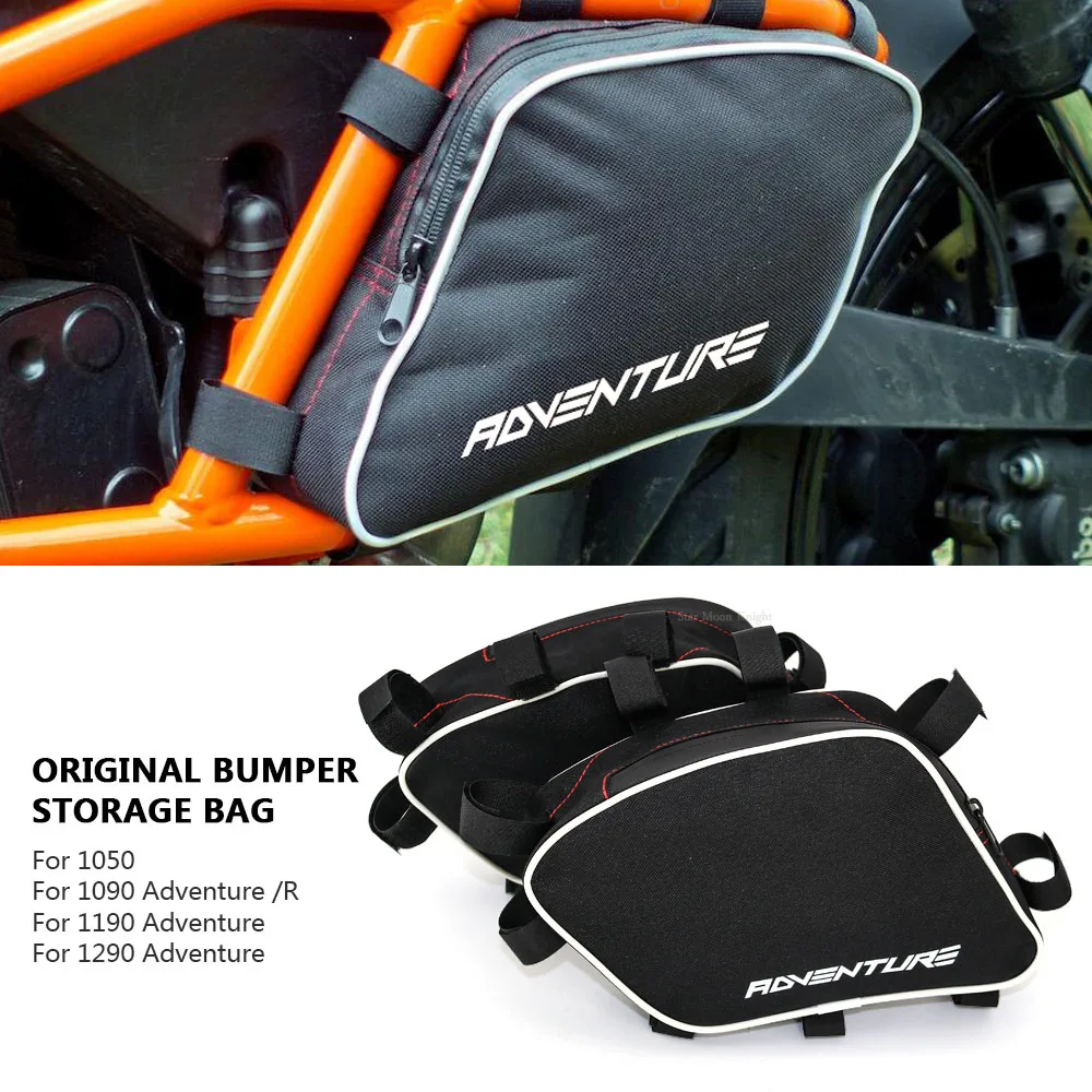 

Waterproof Bag Bumper Repair Tool Placement Bag Motorcycle Frame Crash Bars For 1050 1090 1190 1290 ADV Adventure R Accessories