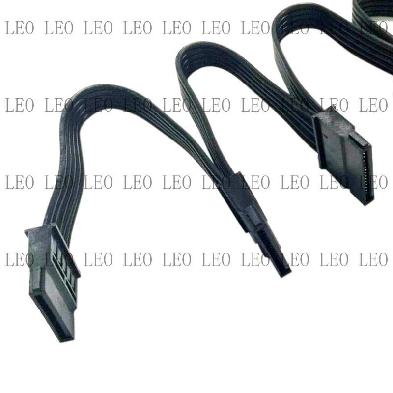 SS PCI-E 6Pin 1 Male to 4 SATA Modular Power Supply Cable For Corsair RM850 RM1000