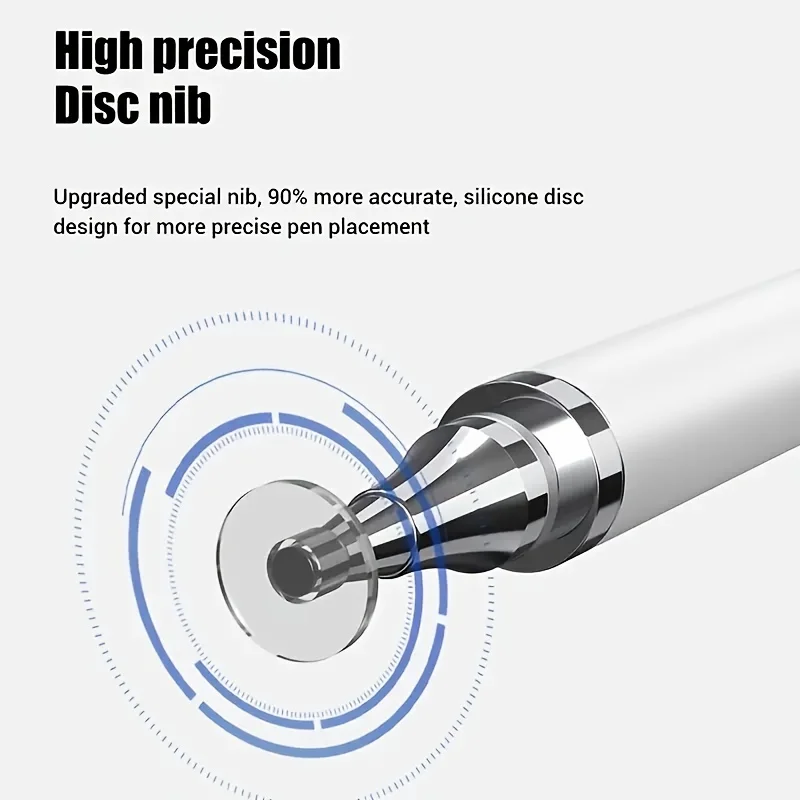 Penna stilo universale da 2 pezzi per Tablet cellulare Android IOS telefono accessori per iPad tavoletta da disegno 2 in 1 penna Touch Screen capacitiva