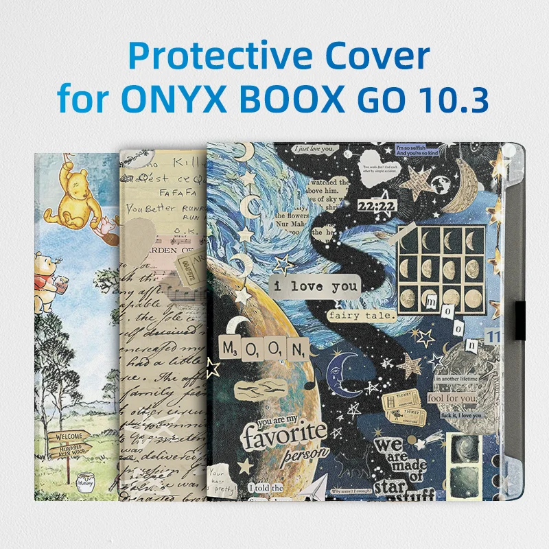 

Twosheep protective cover for ONYX BOOX Go 10.3 inch, case with magnetic suction, automatic wakeup, handwriting pen storage func